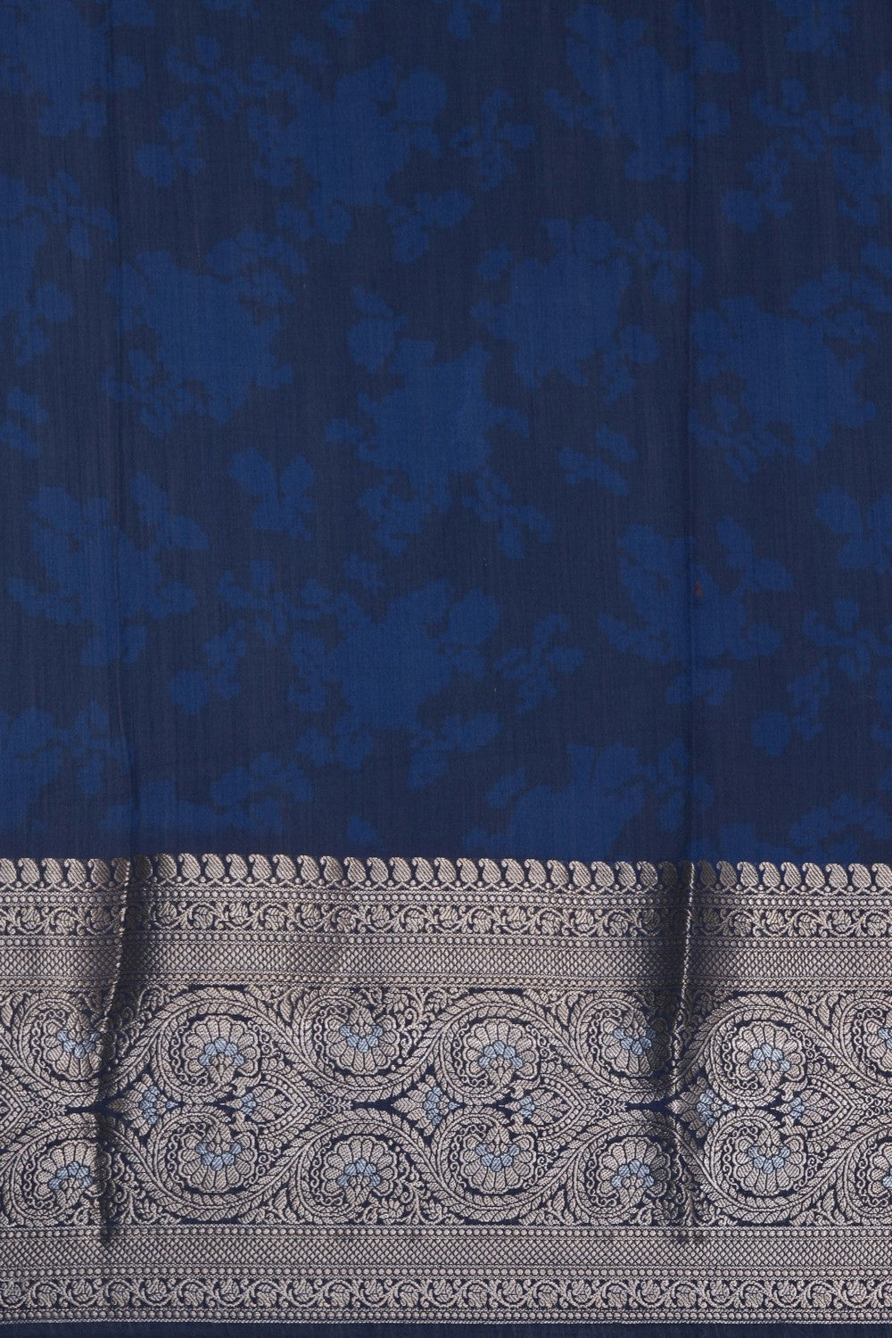 Image of Floral Printed Desi Silk Saree
