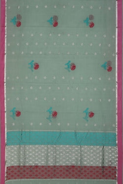 Collection of Very Pretty Sea Green Saree in a gallery layout