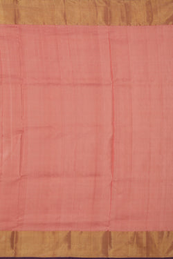 Collection of Uppada Silk Coral-Peach Saree in a gallery layout