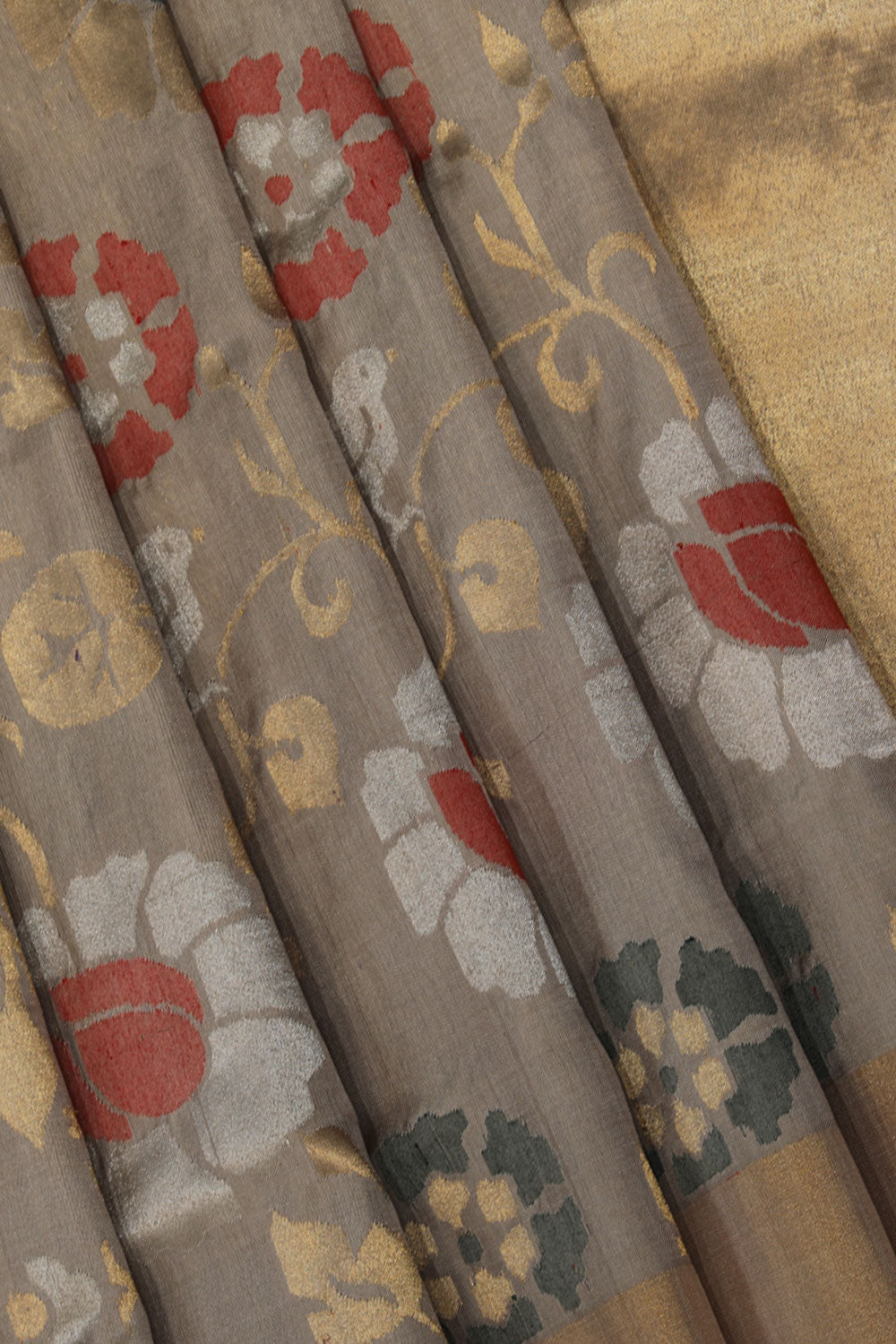 Image of Uppada Silk Beige Saree