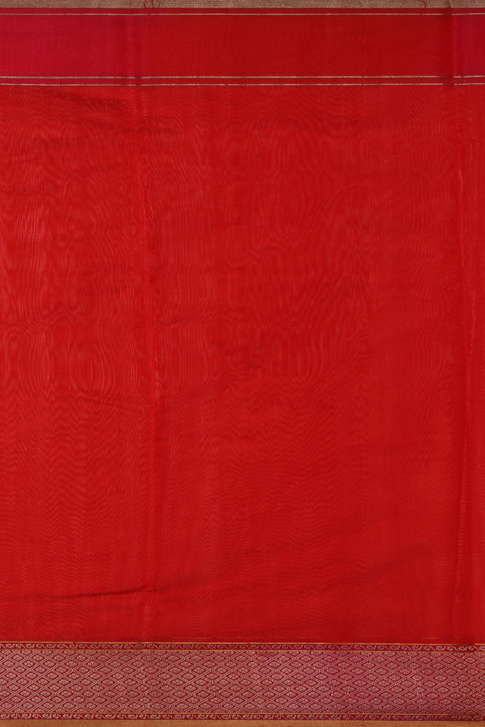 Chanderi Red Saree