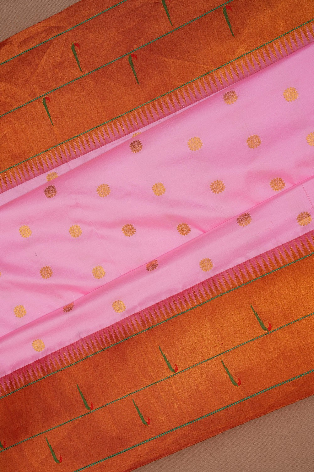 Image of Paithani Pink Saree
