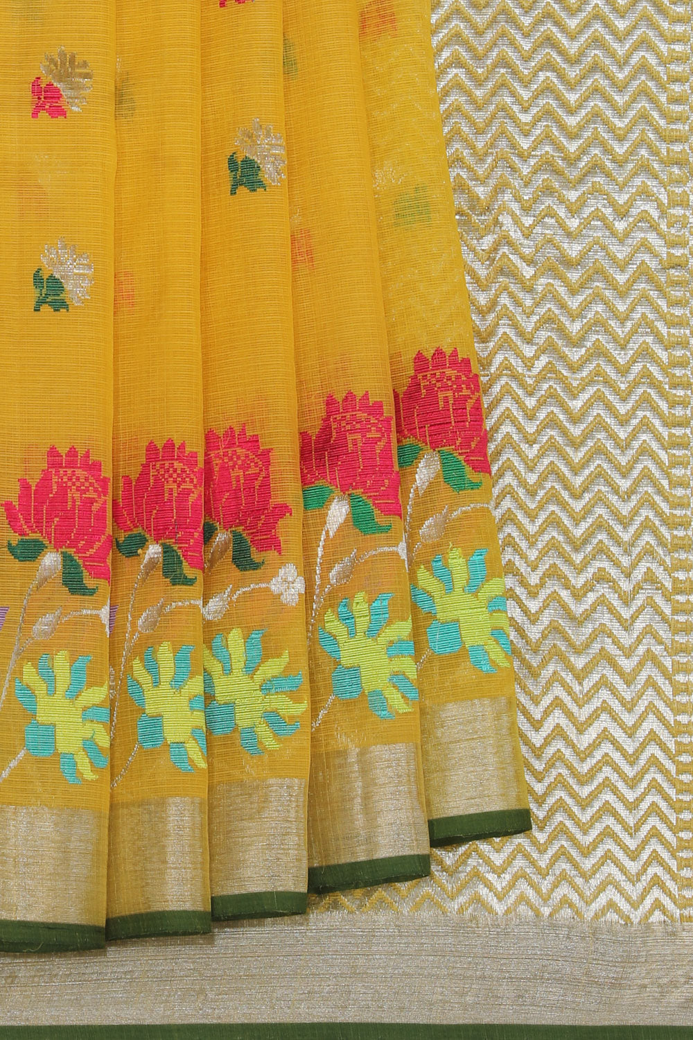 Collection of Very Pretty Yellow Saree in a gallery layout