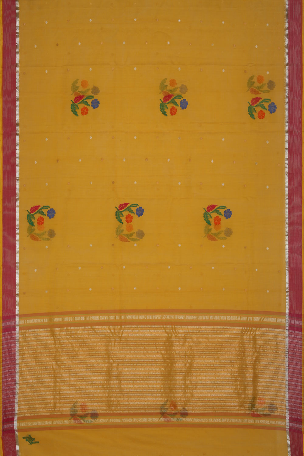 Collection of Kota Yellow Saree in a gallery layout