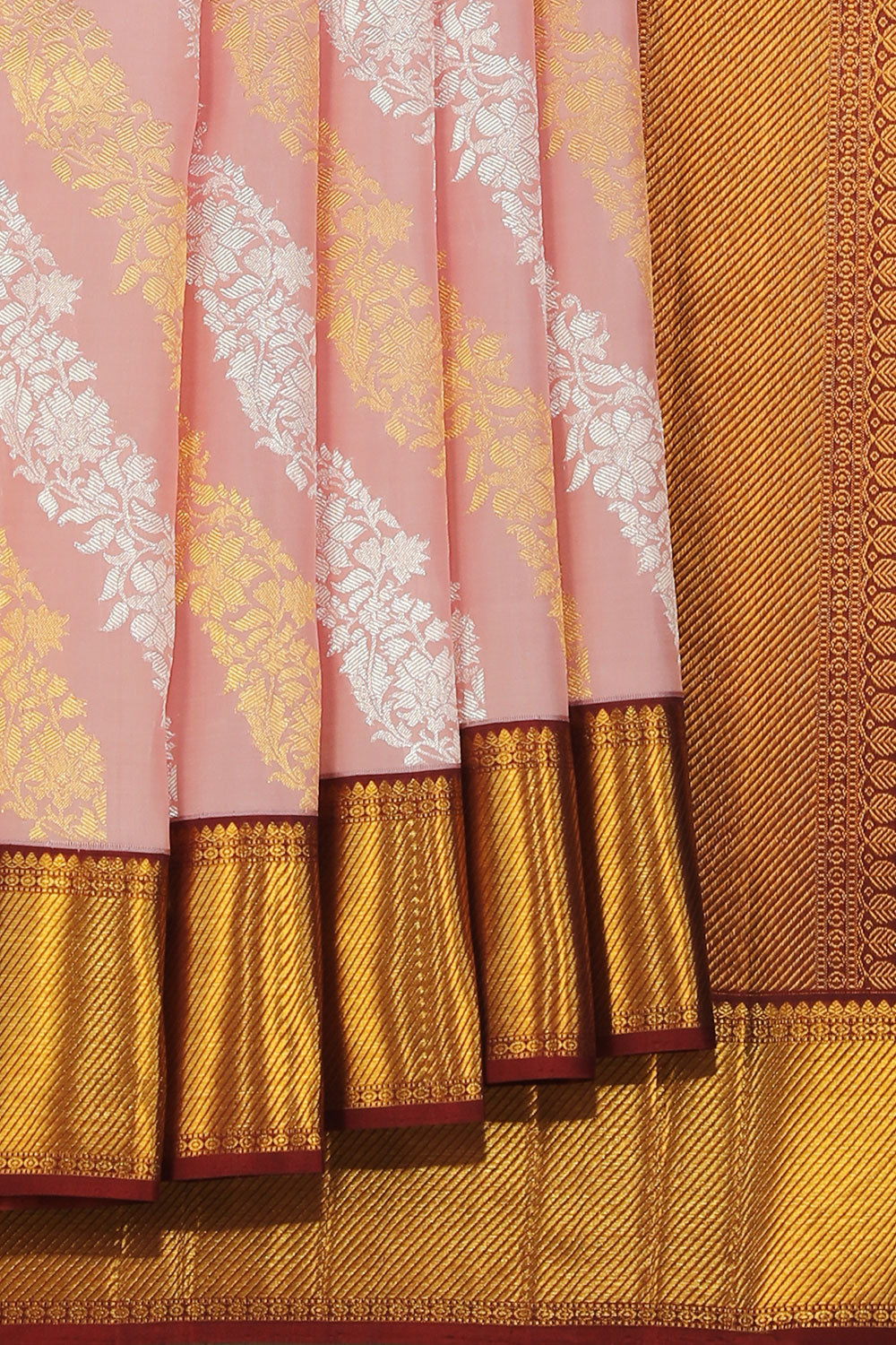 Arani-Silk Onion-Pink Saree