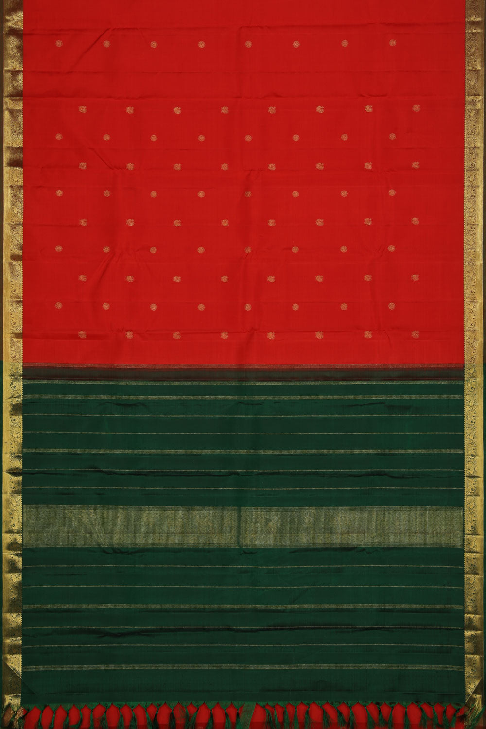 Collection of Arani-Silk Red Saree in a gallery layout