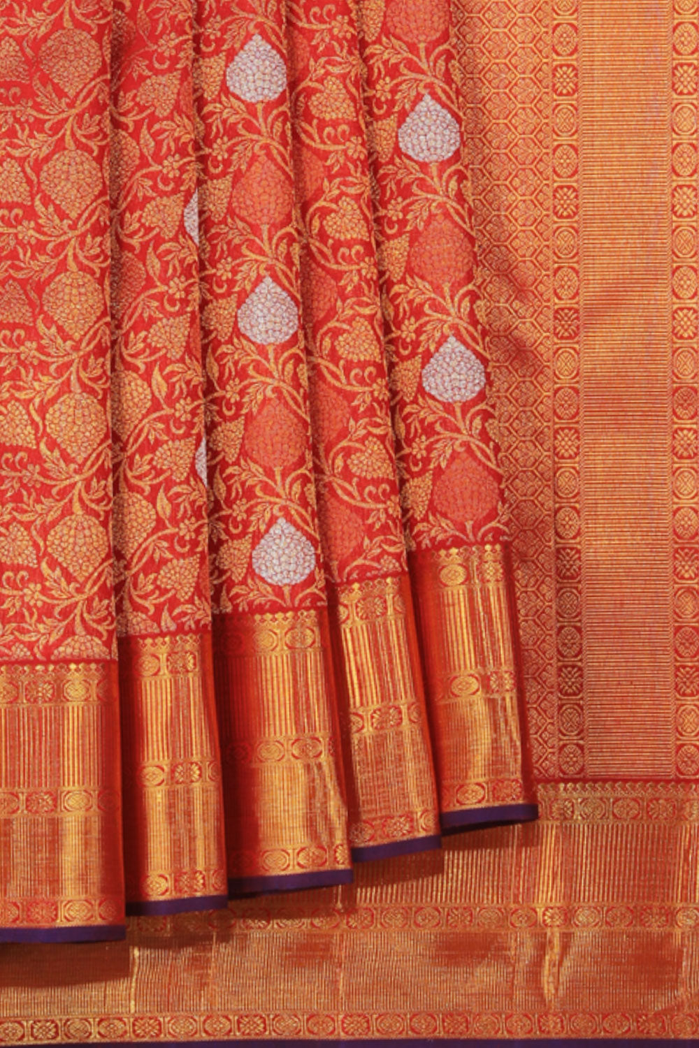 Collection of Arani-Silk Red Saree in a gallery layout