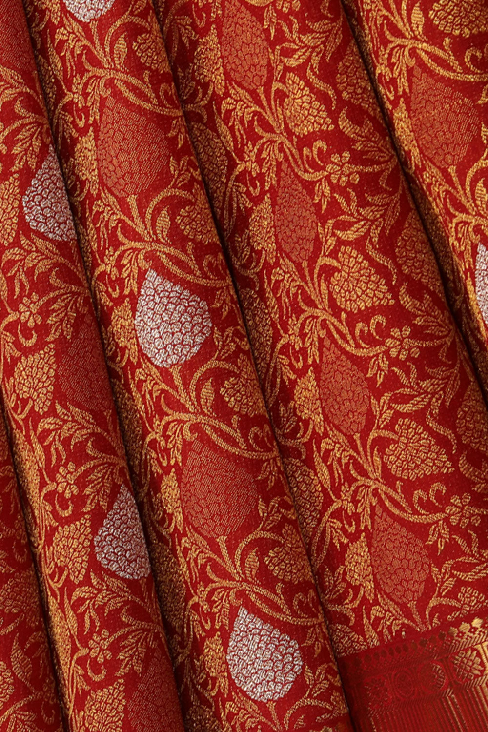 Collection of Arani-Silk Red Saree in a gallery layout