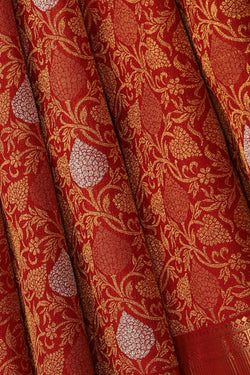 Collection of Arani-Silk Red Saree in a gallery layout