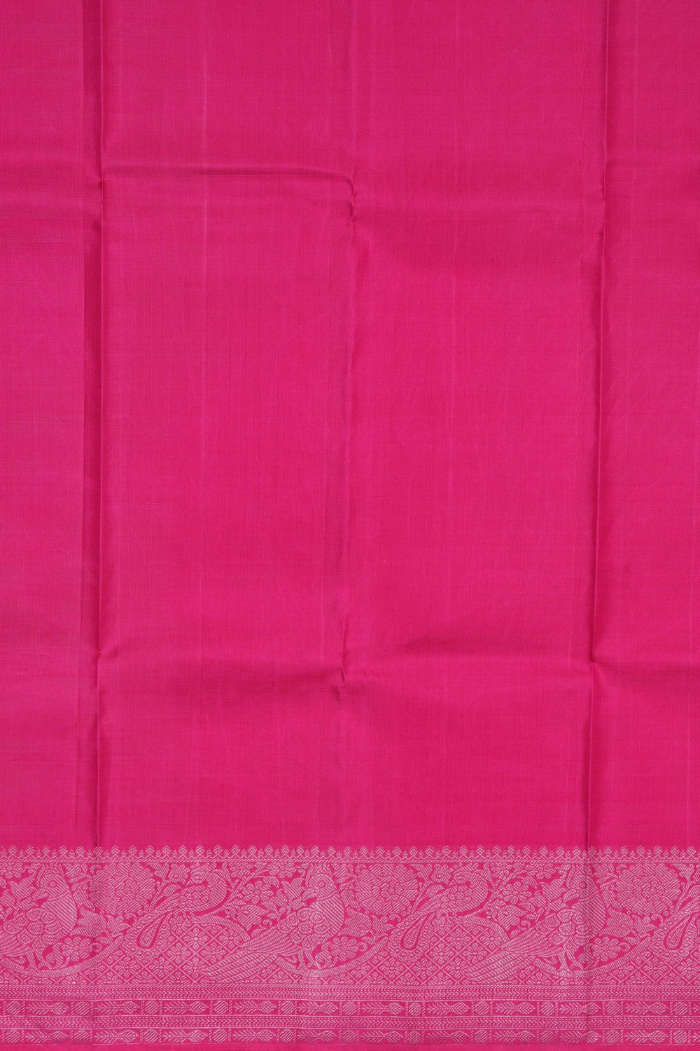 Image of Arani Silk Fuchsia-Pink Saree