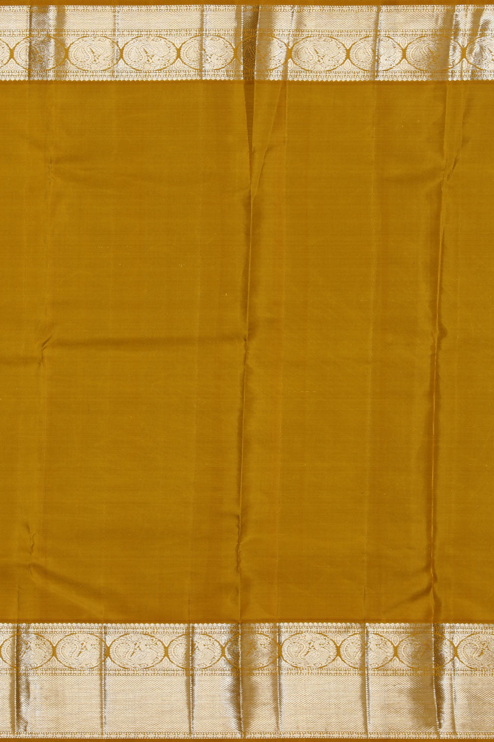 Image of Arani Silk Brocade Turquoise Green Saree