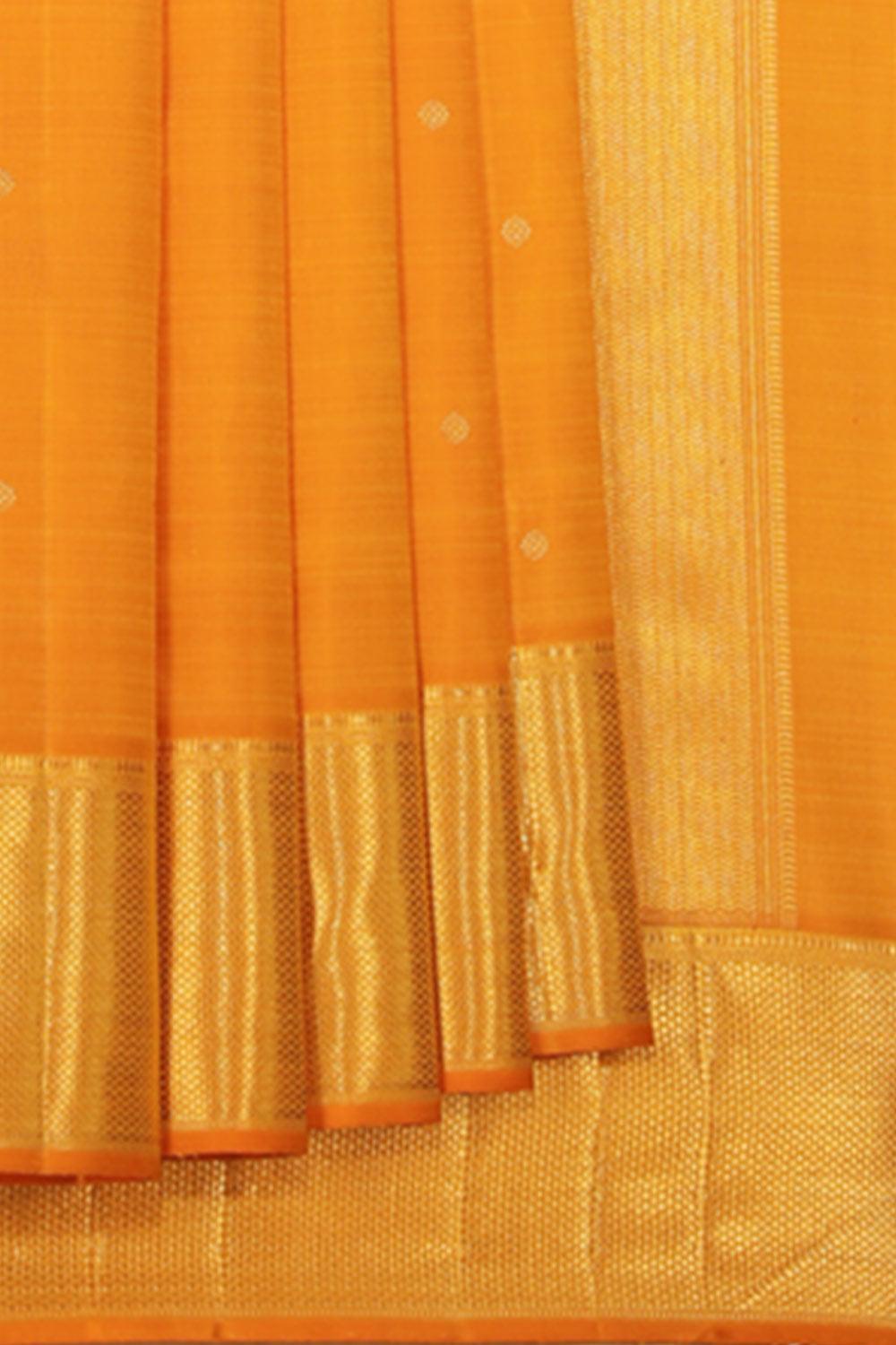 Collection of Kanjivaram-Silk Mustard Saree in a gallery layout