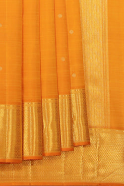 Collection of Kanjivaram-Silk Mustard Saree in a gallery layout