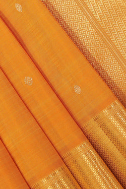 Collection of Kanjivaram-Silk Mustard Saree in a gallery layout