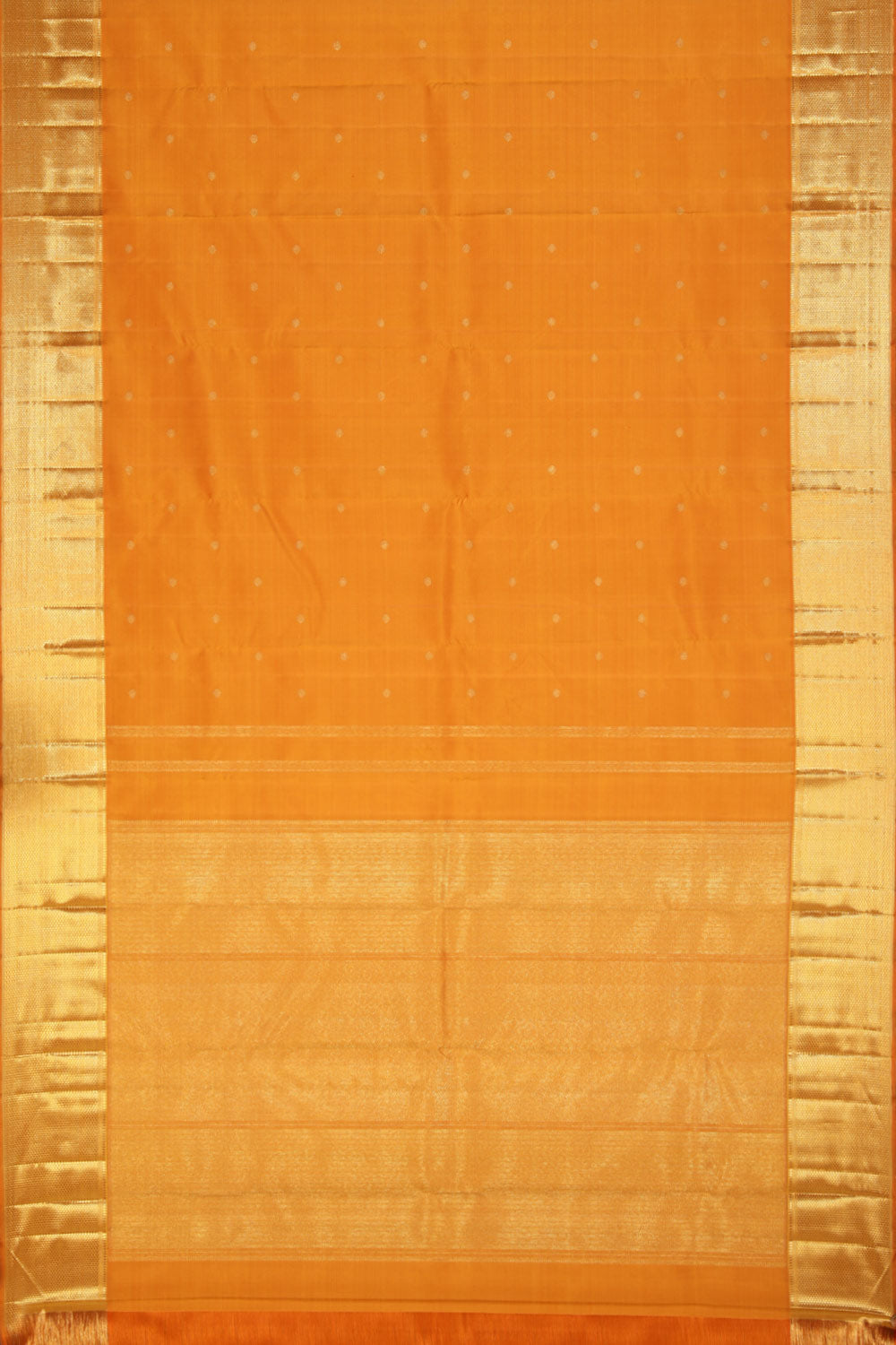 Collection of Kanjivaram-Silk Mustard Saree in a gallery layout