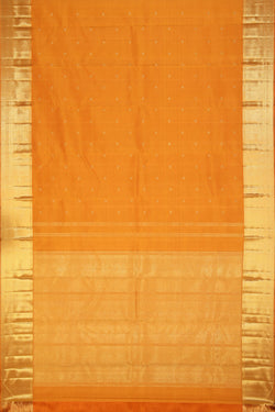 Collection of Kanjivaram-Silk Mustard Saree in a gallery layout