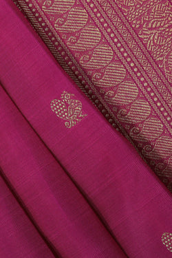 Collection of Kanjivaram-Silk Magenta-Pink Saree in a gallery layout