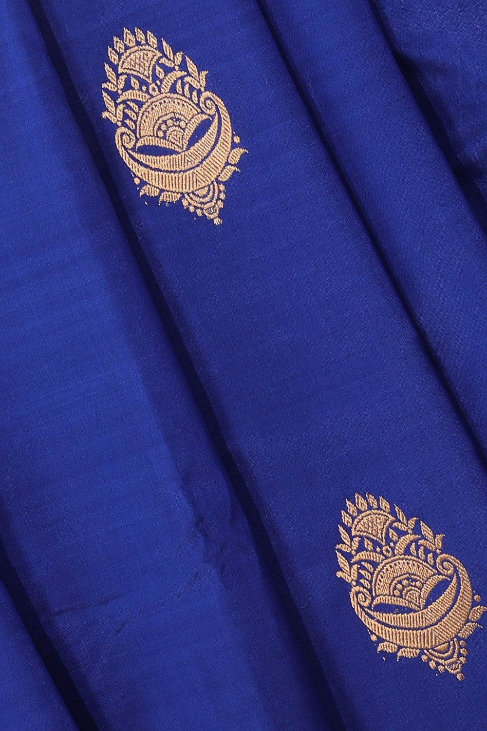 Collection of Banarasi Silk Indigo Blue Saree in a gallery layout