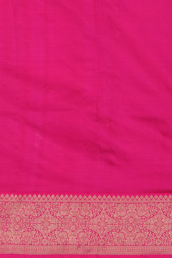 Collection of Banarasi Silk Indigo Blue Saree in a gallery layout