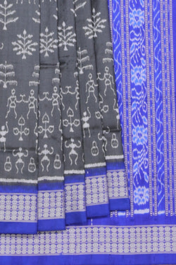 Image of Sambalpuri Orissa Ikat Silk Saree