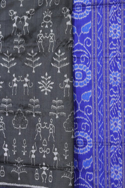 Collection of Sambalpuri Orissa Ikat Silk Saree in a gallery layout