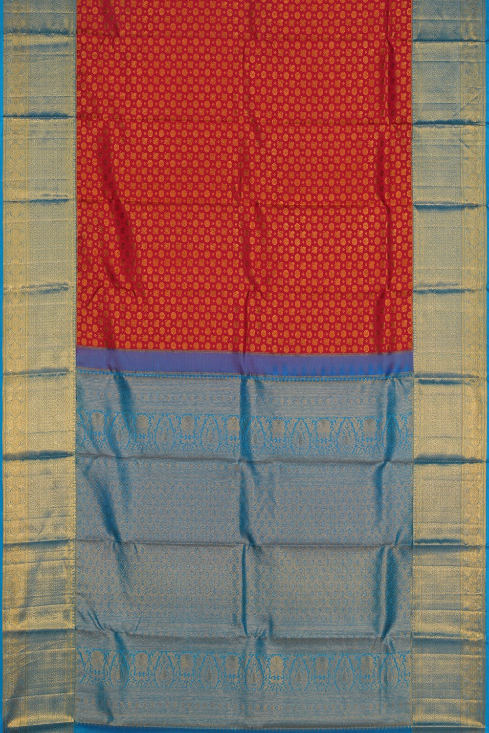 Image of Kanchipattu Brocade Red Saree