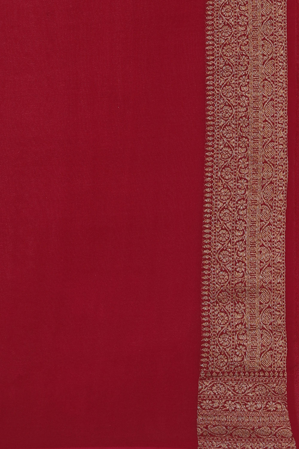 Image of Banarasi Chiffon Yellow Saree