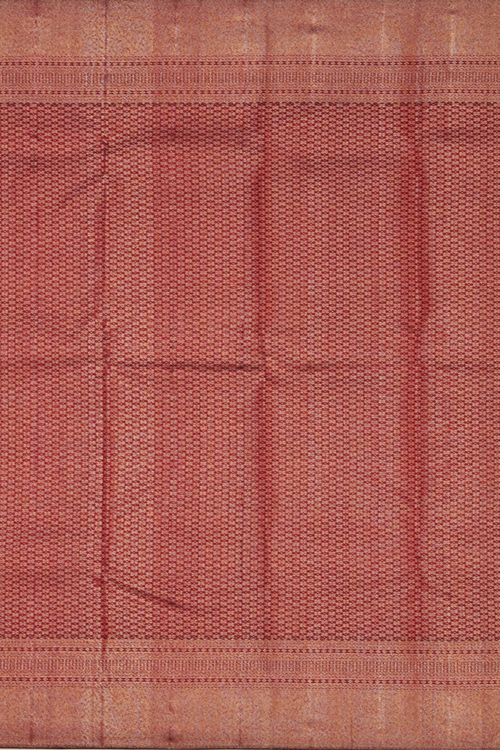 Image of Kanjivaram-Silk Yellow Saree