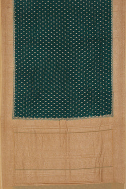 Collection of Banarasi-Chiffon Teal-Green Saree in a gallery layout