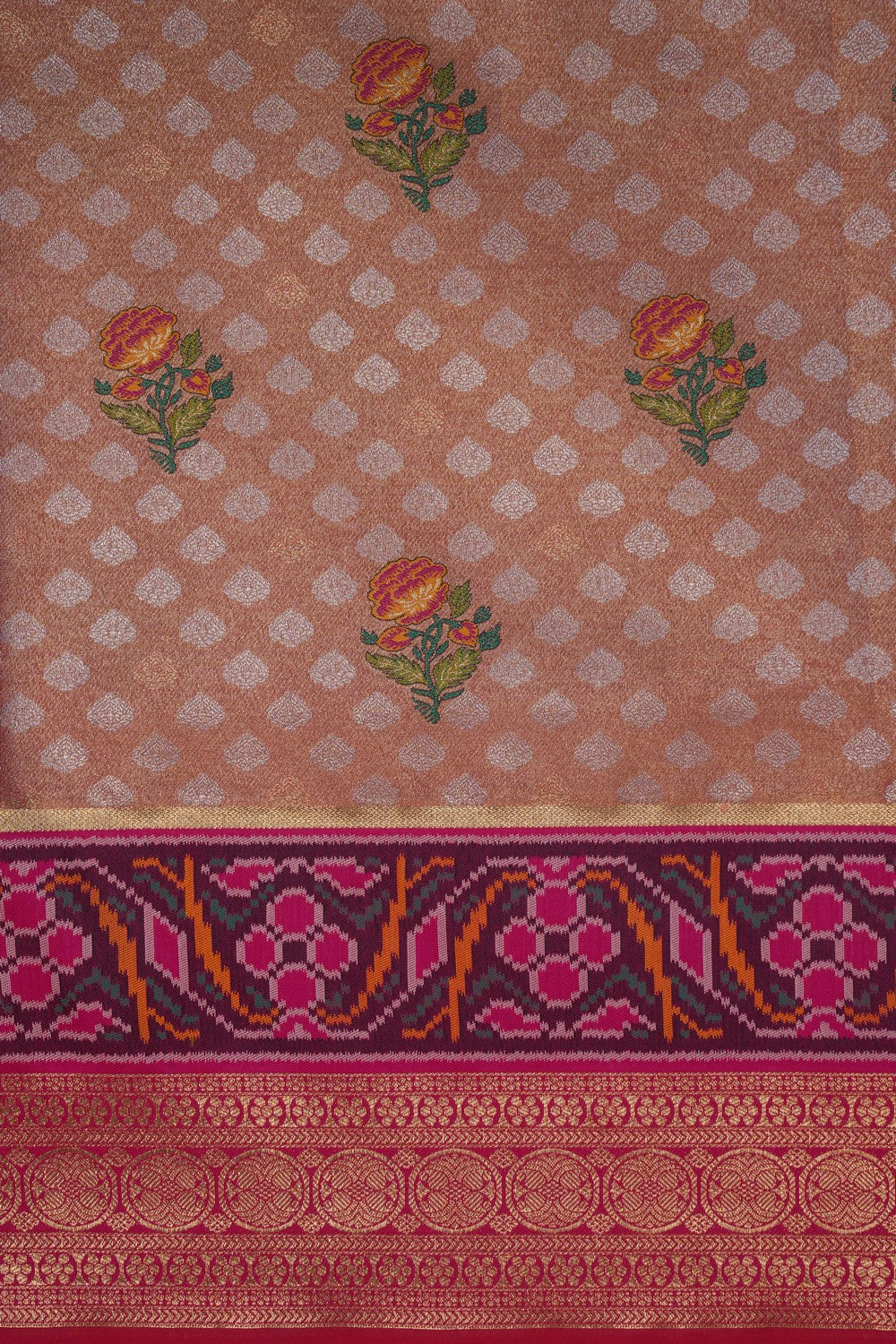 Image of Banarasi Tissue Silk Gold Saree