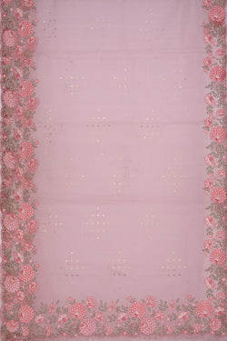 Image of Kora Silk Light Pink Saree