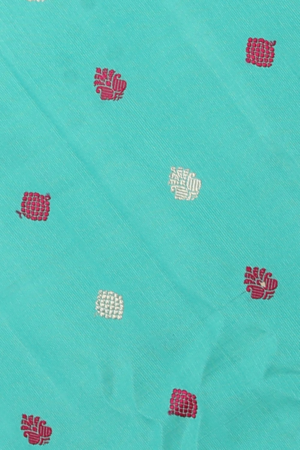 Gadwal Silk Sea-Green Saree