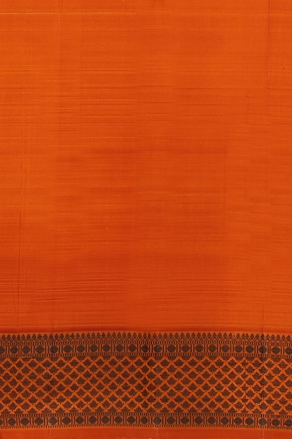 Collection of Arani-Silk Orange Saree in a gallery layout