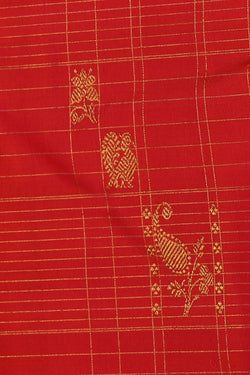 Image of Arani Silk Fuchsia-Pink Saree