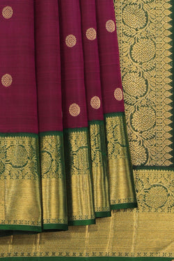 Image of Arani Silk Violet Saree