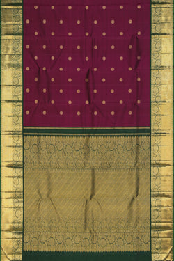 Image of Arani Silk Violet Saree