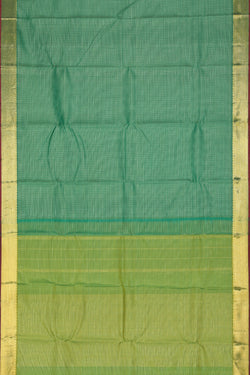 Collection of Arani-Silk Sea-Green Saree in a gallery layout