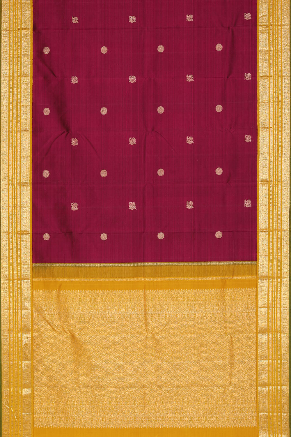 Collection of Arani-Silk Violet Saree in a gallery layout