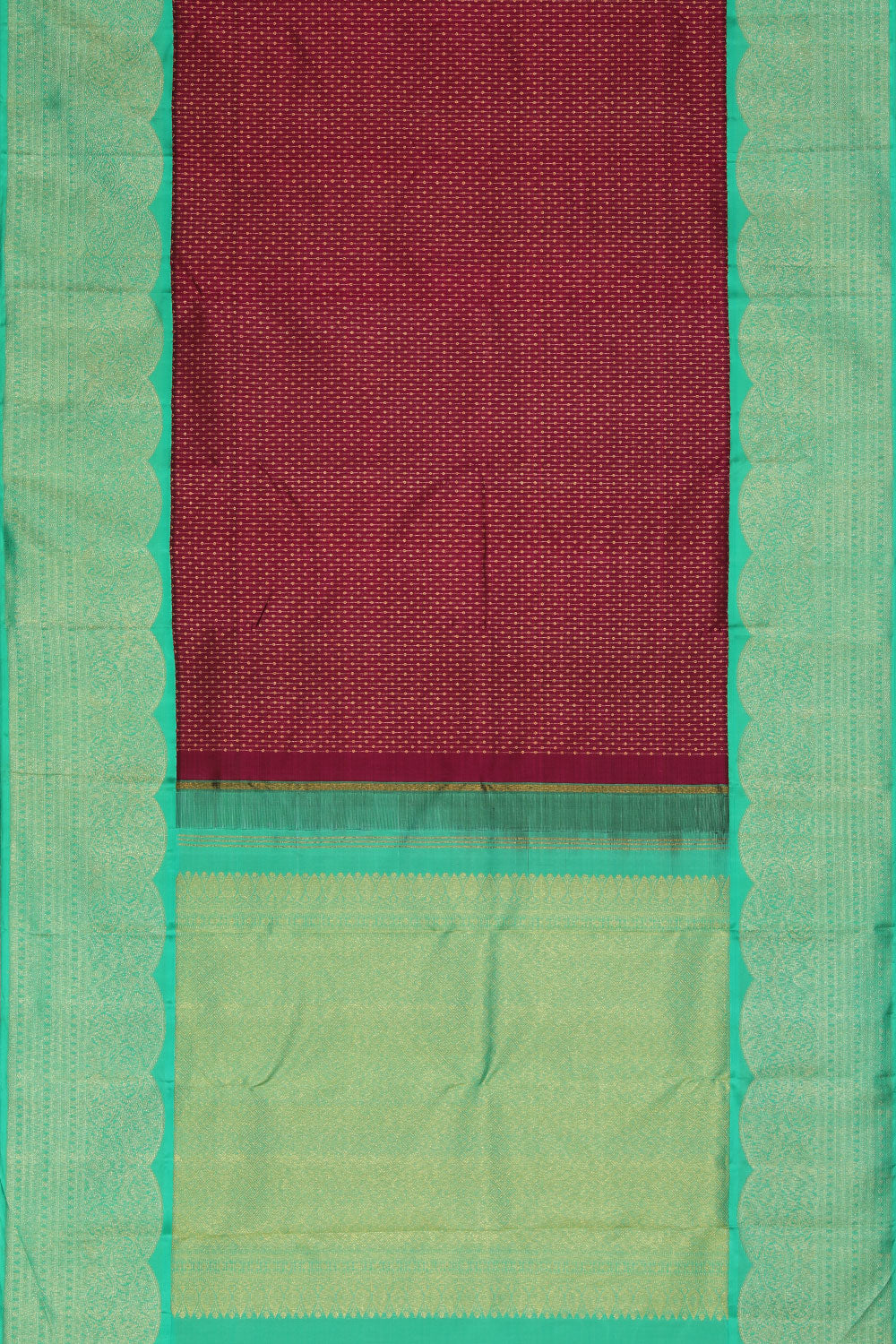 Image of Arani-Silk Violet Saree
