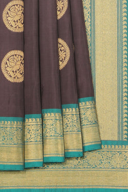 Collection of Gorgeous Silk Grey Saree in a gallery layout