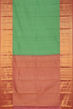 Image of Kanchipattu Brocade Green Saree