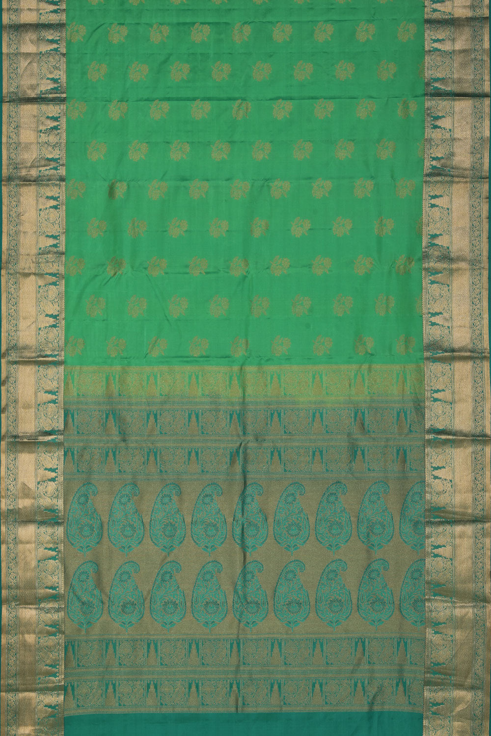 Very Pretty Silk Green Saree