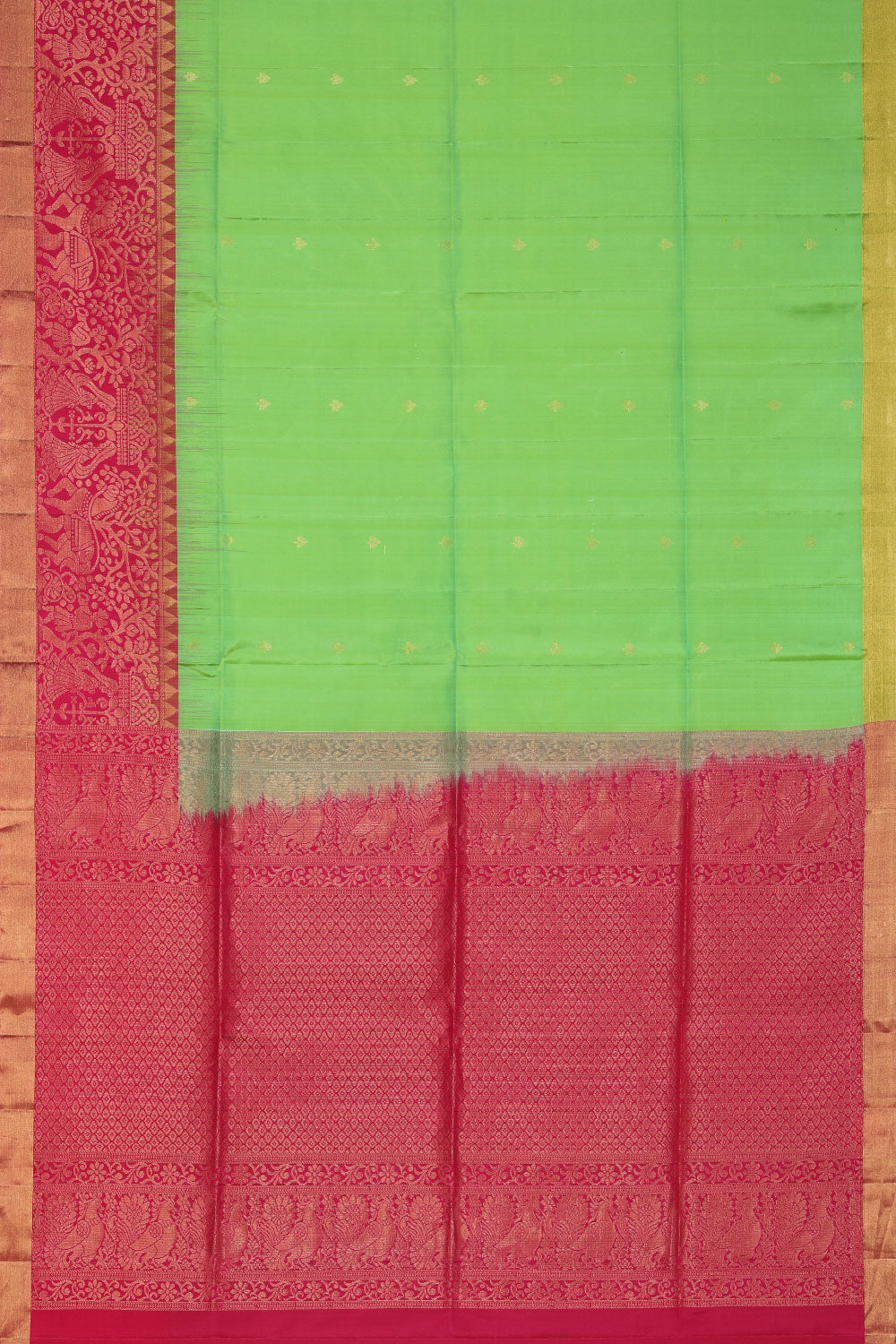 Image of Gorgeous Silk Green Saree