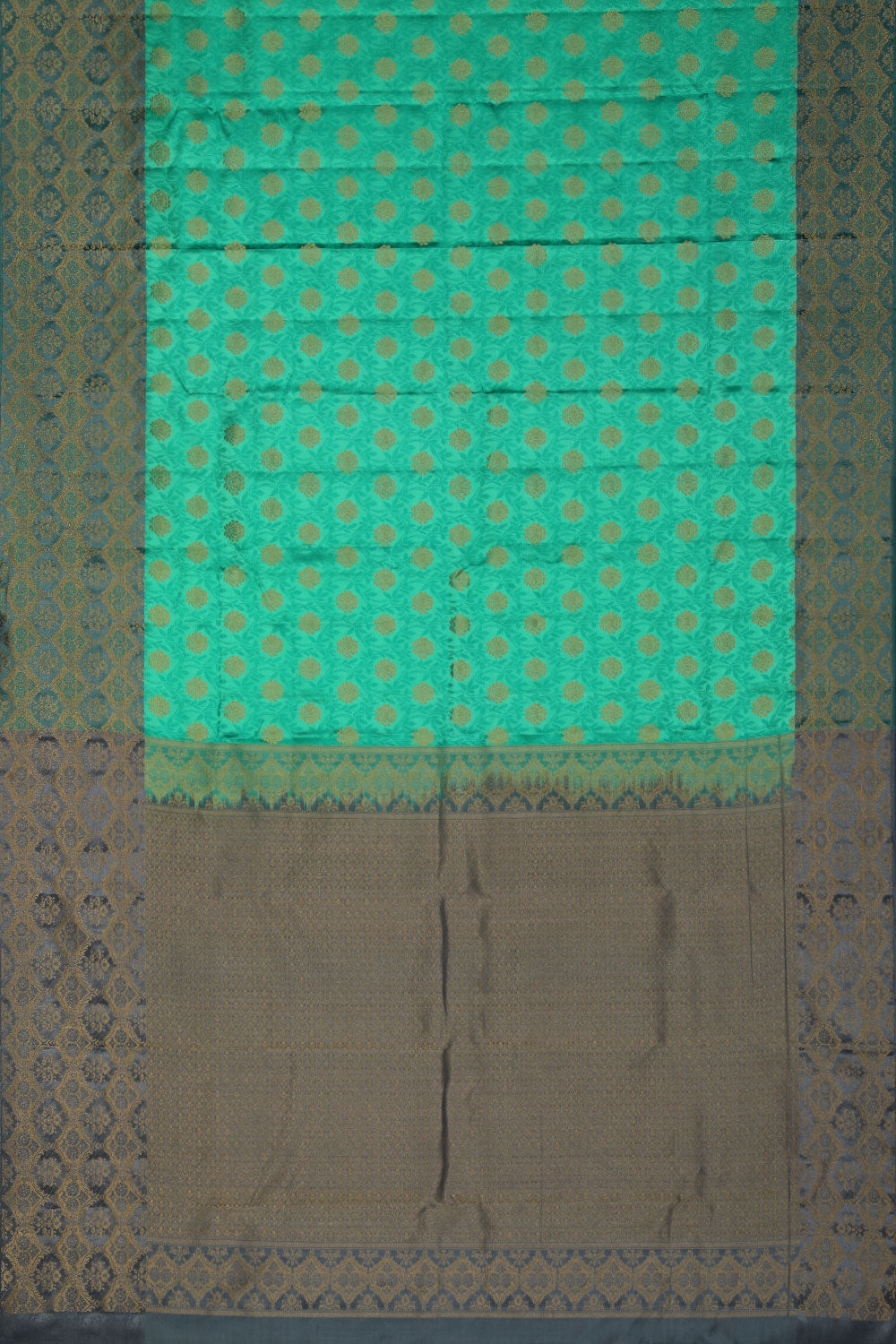 Image of Gorgeous Silk Sea Green Saree