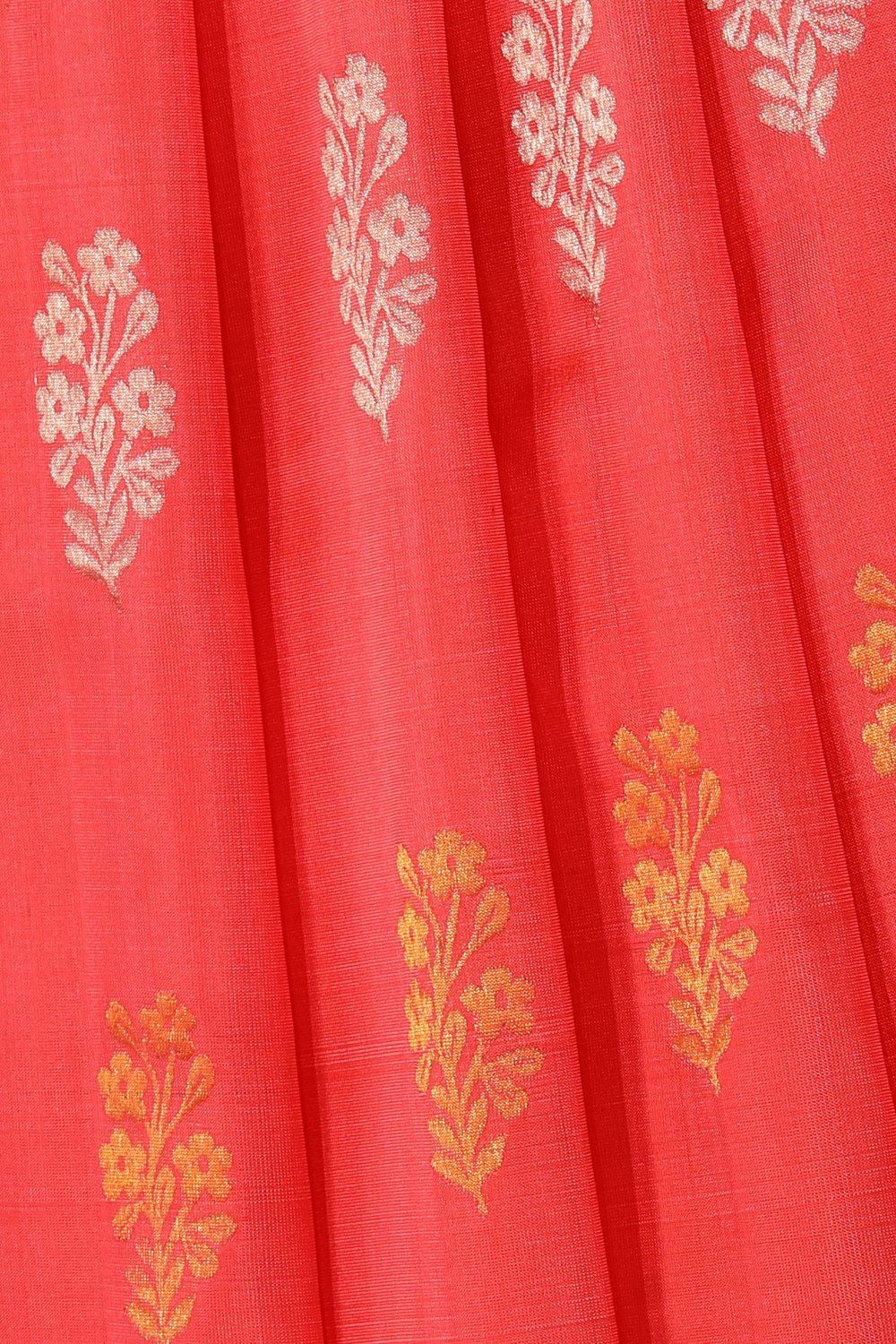 Venkatagiri Silk Fuchsia-Pink Saree