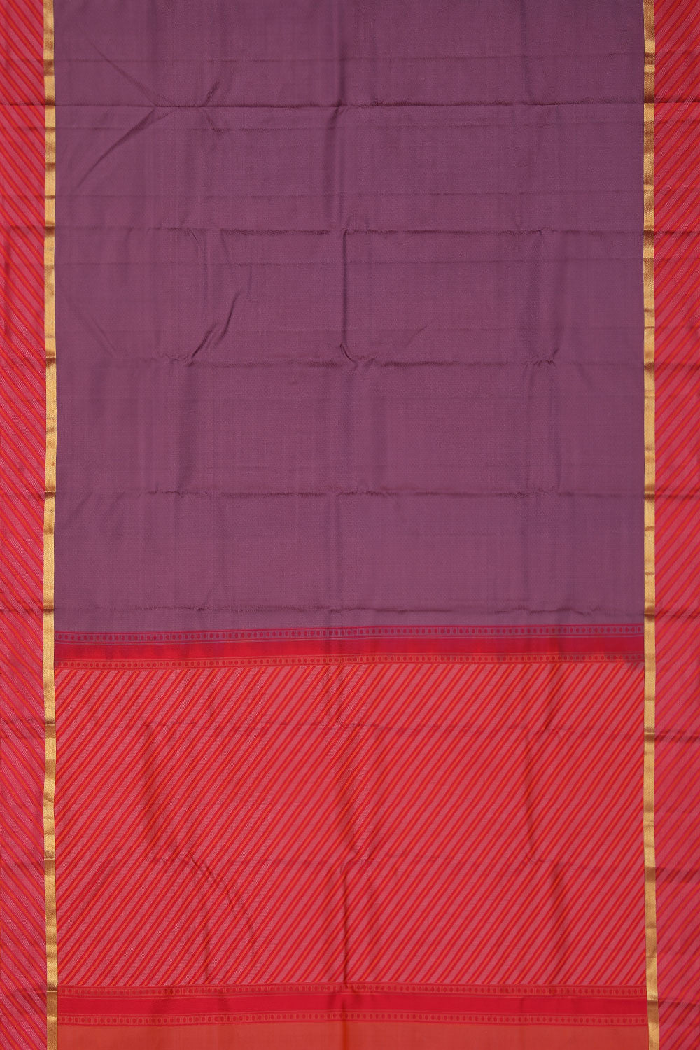 Image of Simple Yet Elegant Silk Purple Saree
