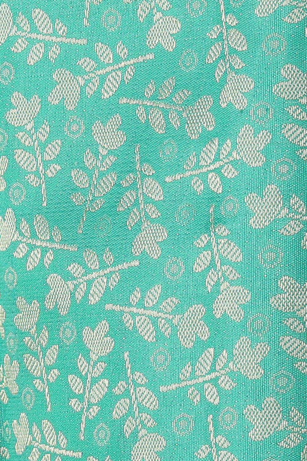 Kanchipattu Brocade Sea Green Saree