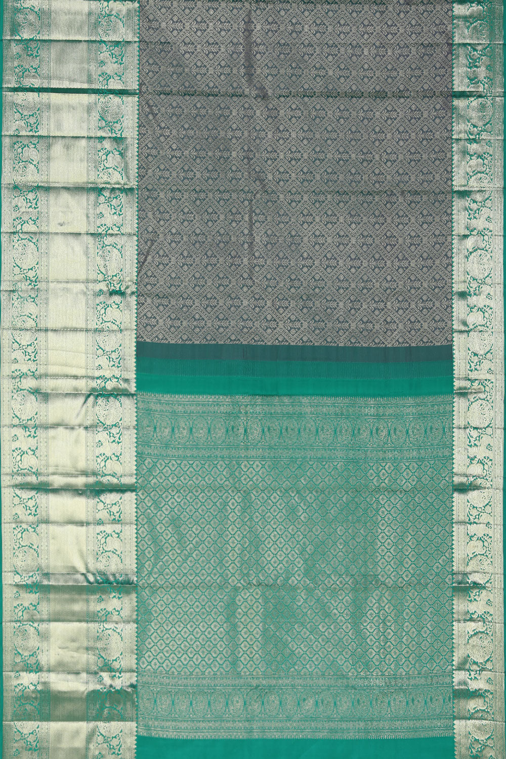 Collection of Kanchipattu Brocade Purple Saree in a gallery layout