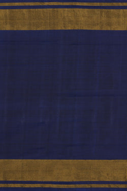 Collection of Rajkot Patola Silk Indigo Blue Saree in a gallery layout