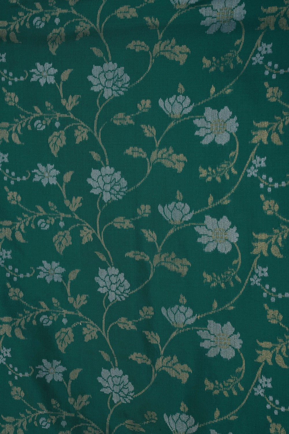 Image of Banarasi Silk Green Saree